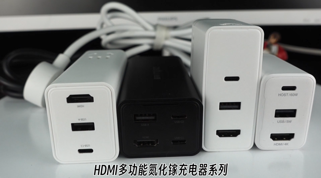 Multi-Port Charger with HDMI 4K60Hz and Ethernet